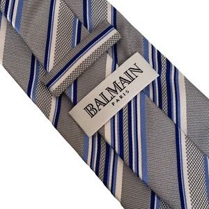 Authentic Balmain Silk Tie
